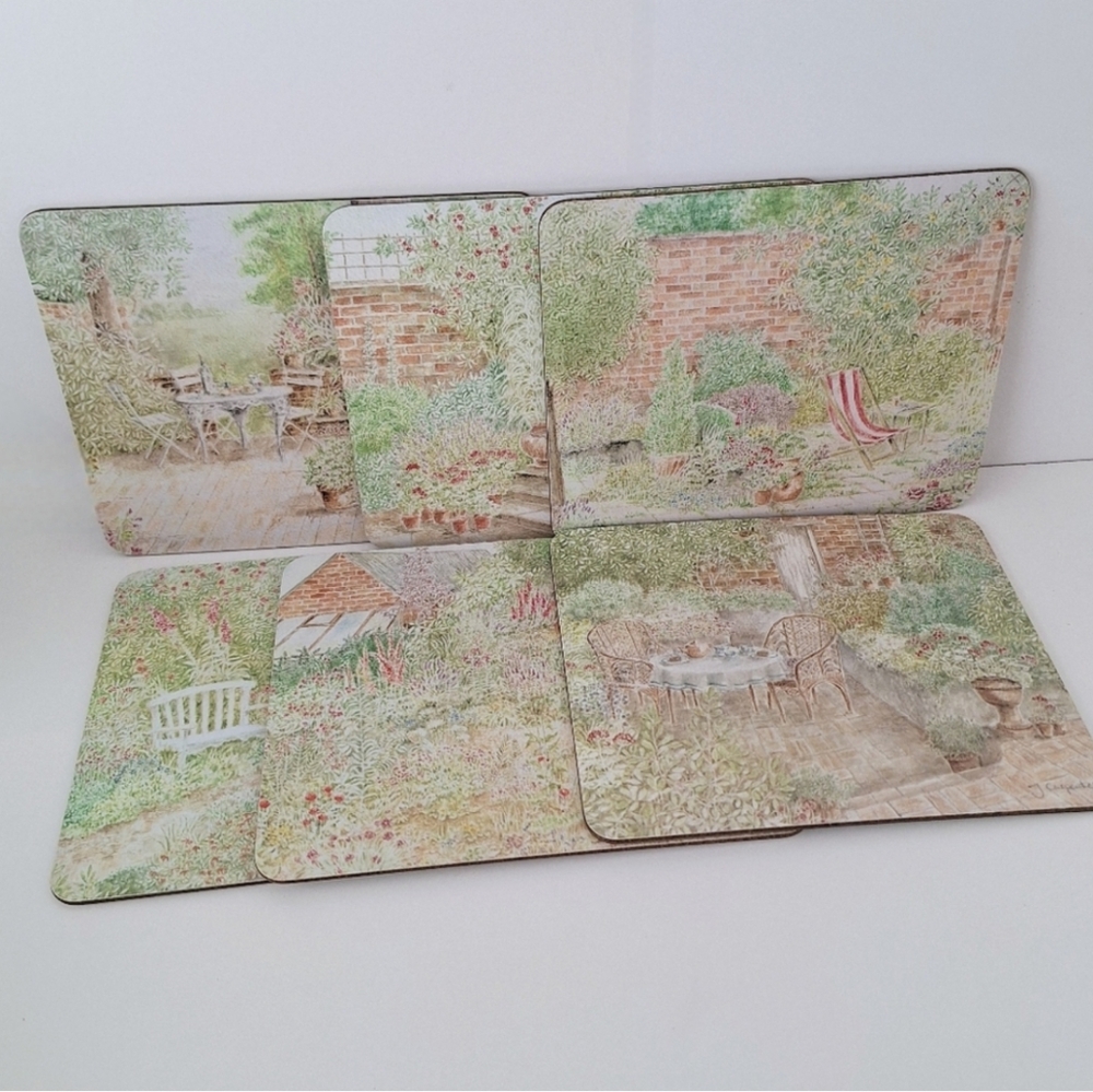 Kelsey melamine place mats in original box - vintage